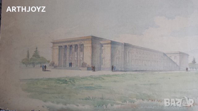 КАРТИНА ПЕЙЗАЖ (акварел)/ В.БУРДИН