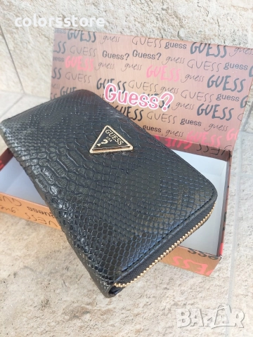 Черно портмоне Guess кодVL109R, снимка 5 - Портфейли, портмонета - 43684873