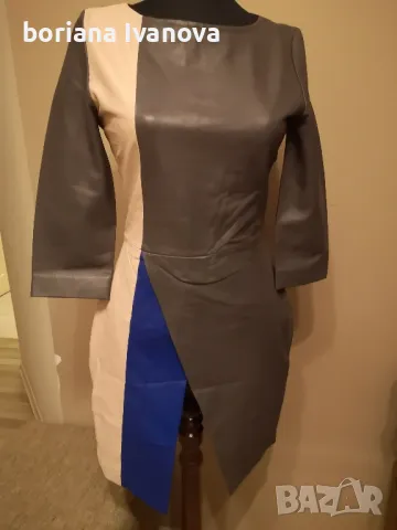 Красива кожена рокля намалям на 55лв , снимка 5 - Рокли - 48668138