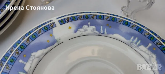 Троен сет с коледен декор, GPK Schoß Schönbrunn, снимка 5 - Чаши - 47319747