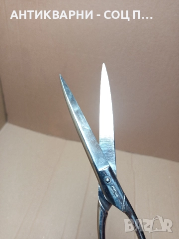 Стара Немска Кожарска Ножица STAHL GESCHMIEDET. , снимка 11 - Антикварни и старинни предмети - 52794857