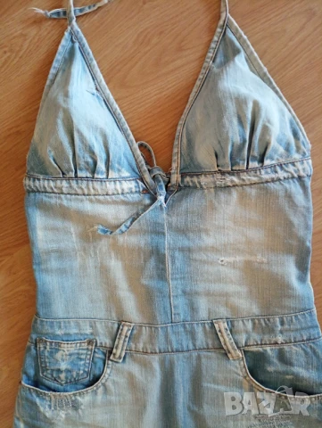 Дънкова Рокля р-р М, снимка 2 - Рокли - 50739960