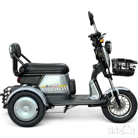 Електрическа триколка Grand Pudding 2000W, 60V, 20Ah, CE сертификат, снимка 3 - Инвалидни скутери - 51641886