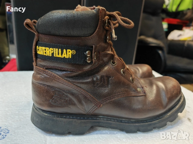 Мъжки кожени Ботев Caterpillar 45 номер , снимка 2 - Мъжки боти - 51922713