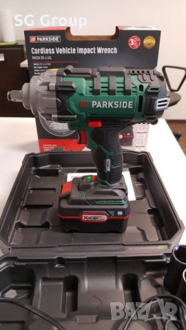 Акумулаторен 20V-4АH Li-On ударен гайковерт (Impact Driver) PARKSIDE, снимка 1 - Винтоверти - 30061376