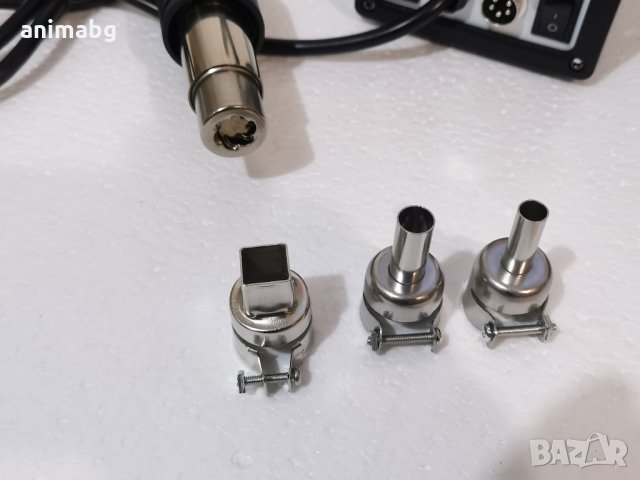 ANIMABG Поялник с горещ въздух за SMD елементи станция с поялник, снимка 8 - Друга електроника - 31982255