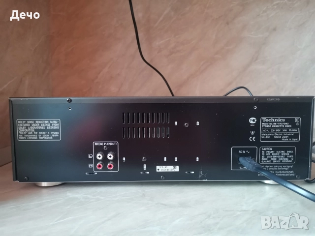 Касетен дек Technics tr373 mark2 , снимка 9 - Декове - 52872008