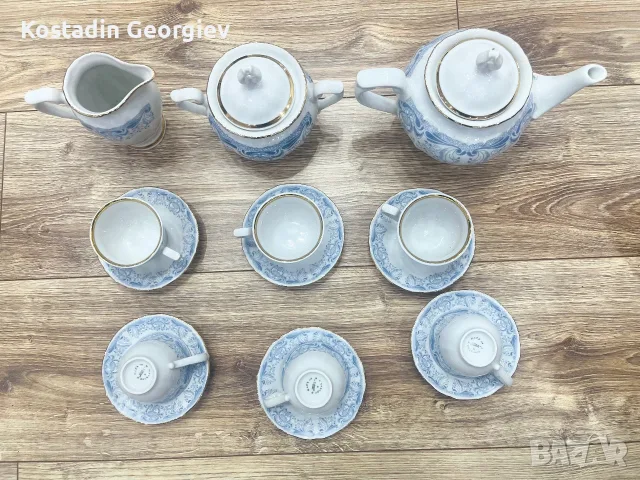 Стар български порцеланов комплект изида, снимка 3 - Антикварни и старинни предмети - 56274822