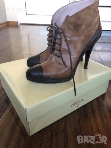 Прекрасни обувки, боти на ток Алиша, Alisha 40 р-р, снимка 6 - Дамски боти - 29503315