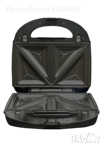 Тостер сандвич 750W,незалепващи и подвижни плочи,LED индикатор SOKANY SK-902, снимка 8 - Тостери - 49103561