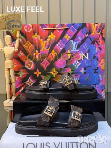 Louis Vuitton ⚜️Дамски Чехли 36-41 , снимка 10 - Чехли - 54335917
