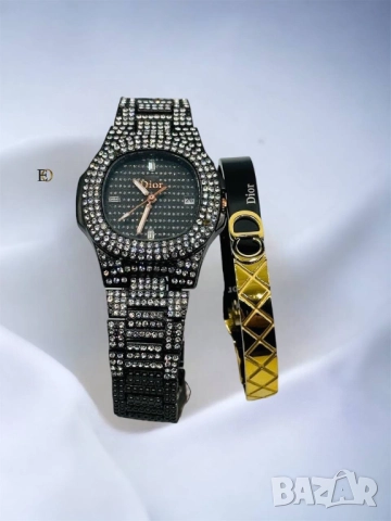 часовник и гривна gucci hermes louis vuitton, снимка 2 - Дамски - 51456073