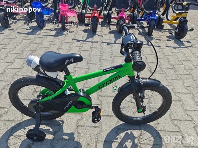 CROSS Детски велосипед 14" PATROL зелен, снимка 2 - Велосипеди - 56528652
