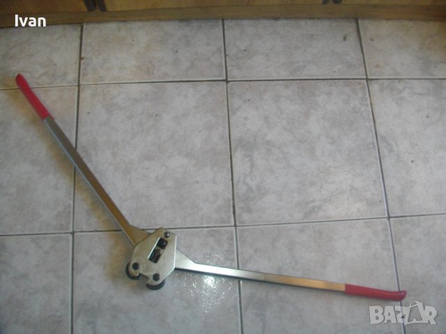 Нови Немски Чембер Клещи За Метални Ленти/Ползвани Български Соц Чембер Клещи За Метални Ленти, снимка 5 - Клещи - 40191239