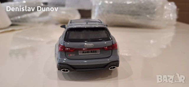 Ауди Audi RS6 1:32 отваряеми врати, капак, светещи фарове и стопове, снимка 8 - Коли, камиони, мотори, писти - 51210470