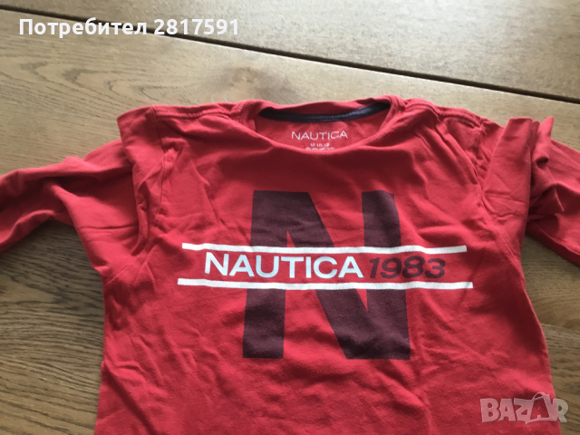 Детска блуза с дълъг ръкав Nautica, размер М 10-12, снимка 4 - Детски Блузи и туники - 44729185