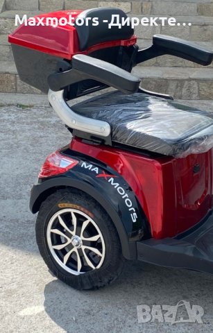 НОВ МОДЕЛ 2024 Електрическа Триколка FM1-LUX 1500W - RED/BLACK, снимка 7 - Инвалидни скутери - 38255660