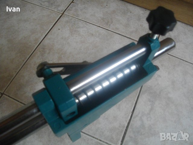 Нова Немска Стойка За Бормашина/Дрелка-Ход 65 мм-Голяма-Алуминиева-ф43мм-MANESMANN, снимка 12 - Бормашини - 36625929