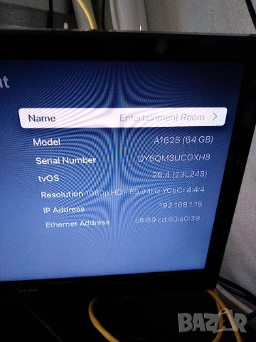 Apple TV HD A1625, снимка 8 - Плейъри, домашно кино, прожектори - 54275159