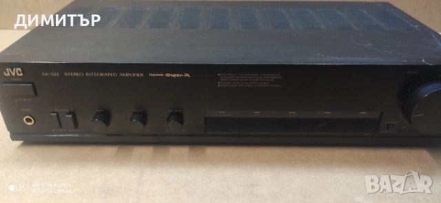 Усилвател JVC AX-222, снимка 4 - Ресийвъри, усилватели, смесителни пултове - 53275280