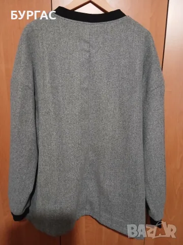 НОВО 4 xl МОДЕРНО ЕСЕННО ЯКЕ В СИВ ЦВЯТ С КРАСИВ ДИЗАЙН, снимка 3 - Якета - 56054310