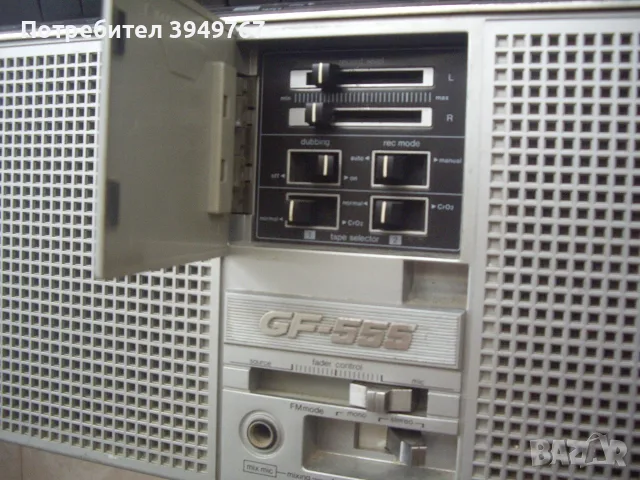 Стар касетофон Sharp-555, снимка 3 - Аудиосистеми - 56508744