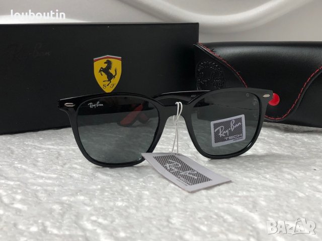 Ray-Ban RB4297 SCUDERIA FERRARI унисекс слънчеви очила дамски мъжки, снимка 5 - Слънчеви и диоптрични очила - 37087324