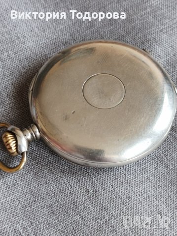 Сребърен джобен часовник Zenith , снимка 9 - Антикварни и старинни предмети - 40414436