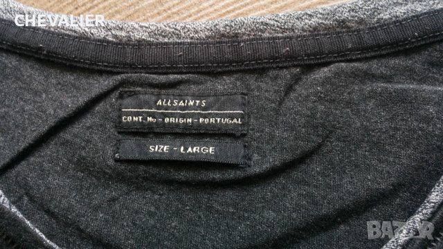 ALLSAINTT-Shirt Размер L мъжка тениска 20-52, снимка 5 - Тениски - 40636092