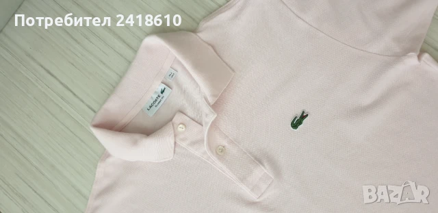 Lacoste Pique Cotton Classic Fit Mens Size 4 - M  НОВО!   ОРИГИНАЛ! Мъжка Тениска!, снимка 3 - Тениски - 50809532