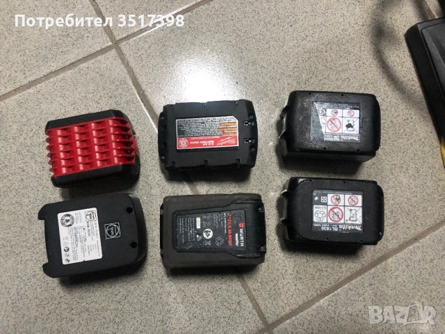 Батерии мakita ,milwaukee, wurth, Bosch ,Fein, снимка 4 - Други инструменти - 54008088
