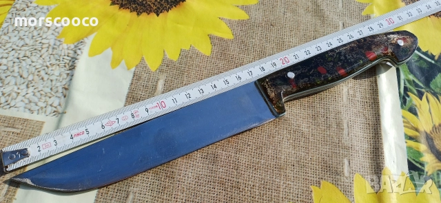 Стар български касапски нож , снимка 3 - Ножове - 52846907