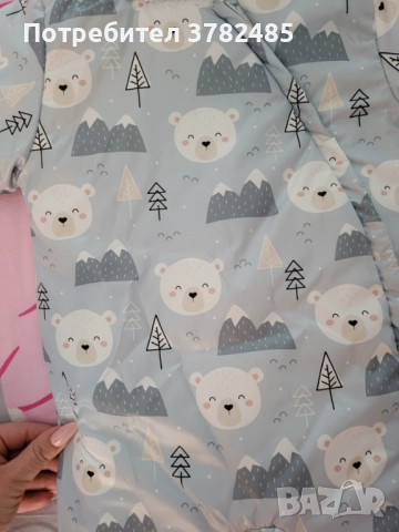 Бебешки Зимен Космонавт 9-12м. за Момче или Момиче, снимка 3 - Комплекти за бебе - 51548658