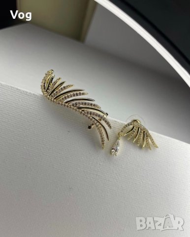 Обеци с камъчета цирконй