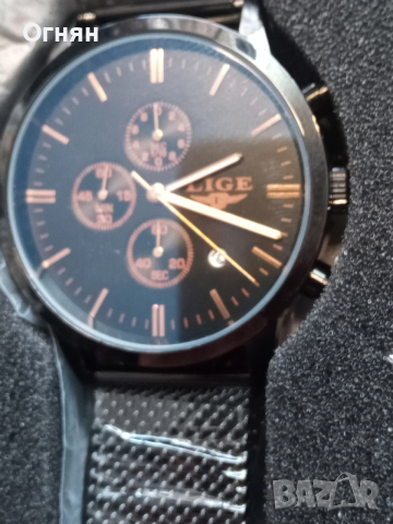 Часовник LIGE Chronograph, снимка 2 - Мъжки - 53153023
