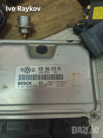 ECU , компютър VW VOLKSWAGEN PASSAT 1.9 TDI, 038906019EH, BOSCH 0281010558