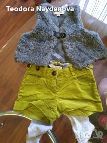 Комплект за момиче 4г-104см, Burberry, снимка 1 - Детски панталони и дънки - 34405049