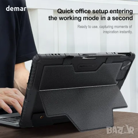 Калъф с клавиатура Nillkin Carry Go за iPad Pro 13 инча (M4) с дръжка, снимка 8 - Калъфи, кейсове - 48199778