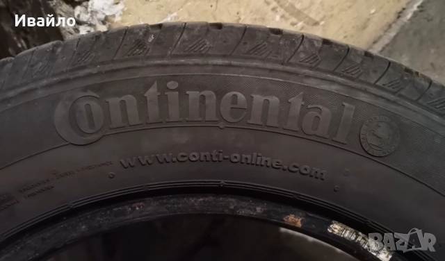 Продавам 2 броя летни гуми 185.65.15 на 1 сезон дот 2019 Контенетал , снимка 3 - Гуми и джанти - 52772507