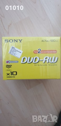 SONY DVD-RW 4.7GB, 120min,1-2x презаписваеми, снимка 2 - DVD филми - 34872762