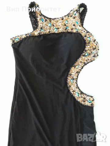 Скъпа , много скъпа вечерна тежка рокля с камъни , дълга , елегантна , за най-изискана дама, снимка 7 - Рокли - 37344146