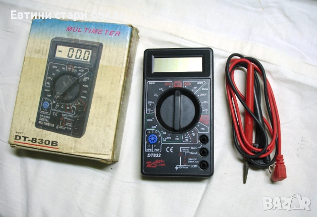 Мултиметър модел DT- 830B, мултицет, снимка 3 - Други инструменти - 52539634