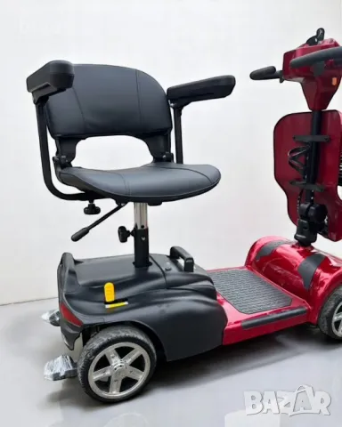 Eлектрическа инвалидна  четириколка blueElectric BL500 - 500W /24V /20AH - RED, снимка 4 - Мотоциклети и мототехника - 50018091