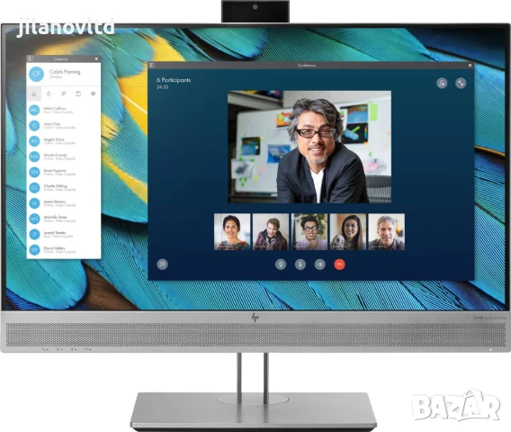 Монитор HP E243M – А- статус 12 месеца гаранция, качествен IPS дисплей