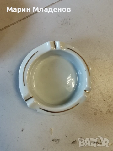 Ретро пепелник - гума-порцелан, снимка 5 - Антикварни и старинни предмети - 53378715