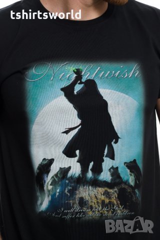 Нова мъжка тениска с дигитален печат на музикалната група NIGHTWISH, снимка 6 - Тениски - 31726356
