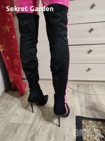 Продавам текстилни чизми, снимка 2 - Дамски ботуши - 48284844