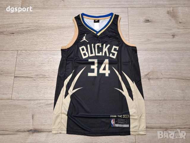 Баскетболен потник на Милуоки Бъкс #Адетокунбо #34!