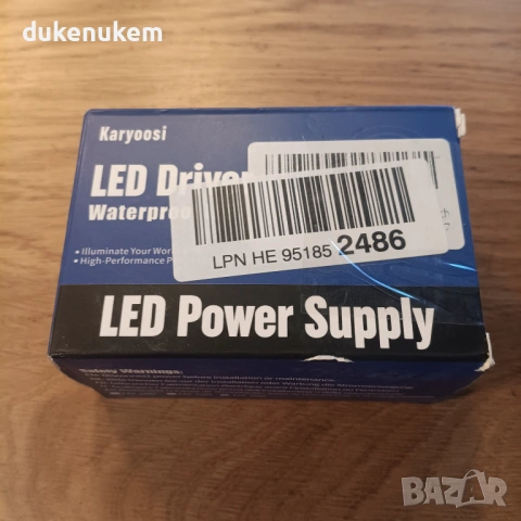LED драйвер 30W 12V 2.5A IP67 – кръгъл, водоустойчив, снимка 12 - Лед осветление - 53172917