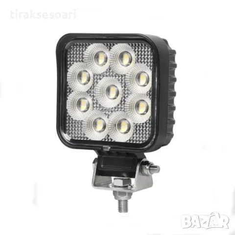 Висок клас LED Диоден халоген 27W 12V 24V за джипове, лодки, мотокари